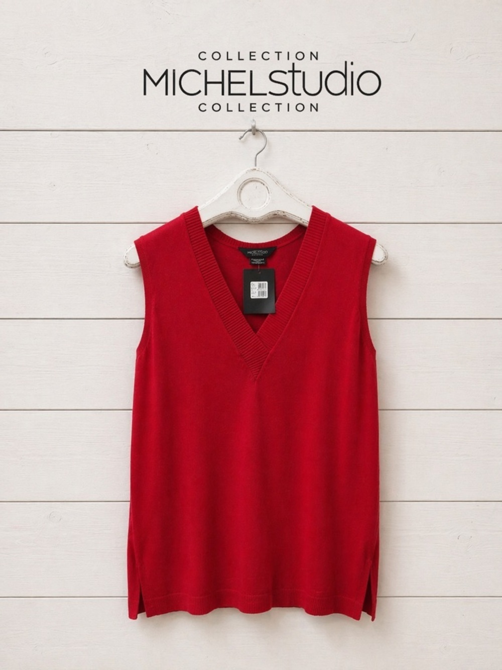 MICHEL STUDIO – Sleeveless Knit Top – Size 1X – NWT